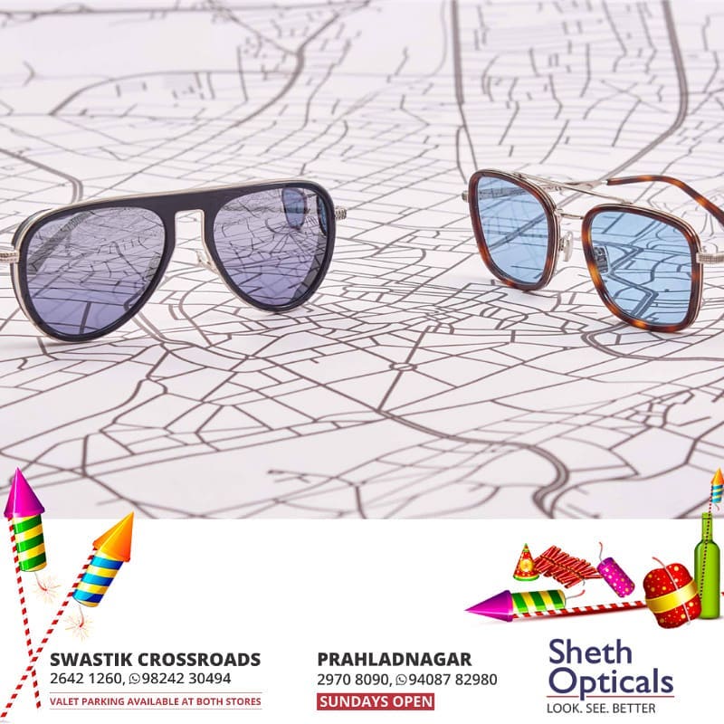Sheth Opticals,  Explore, See, More., Prahladnagar, Swastik_Crossroads, EMIs, Bajaj_Finserv, Frosca