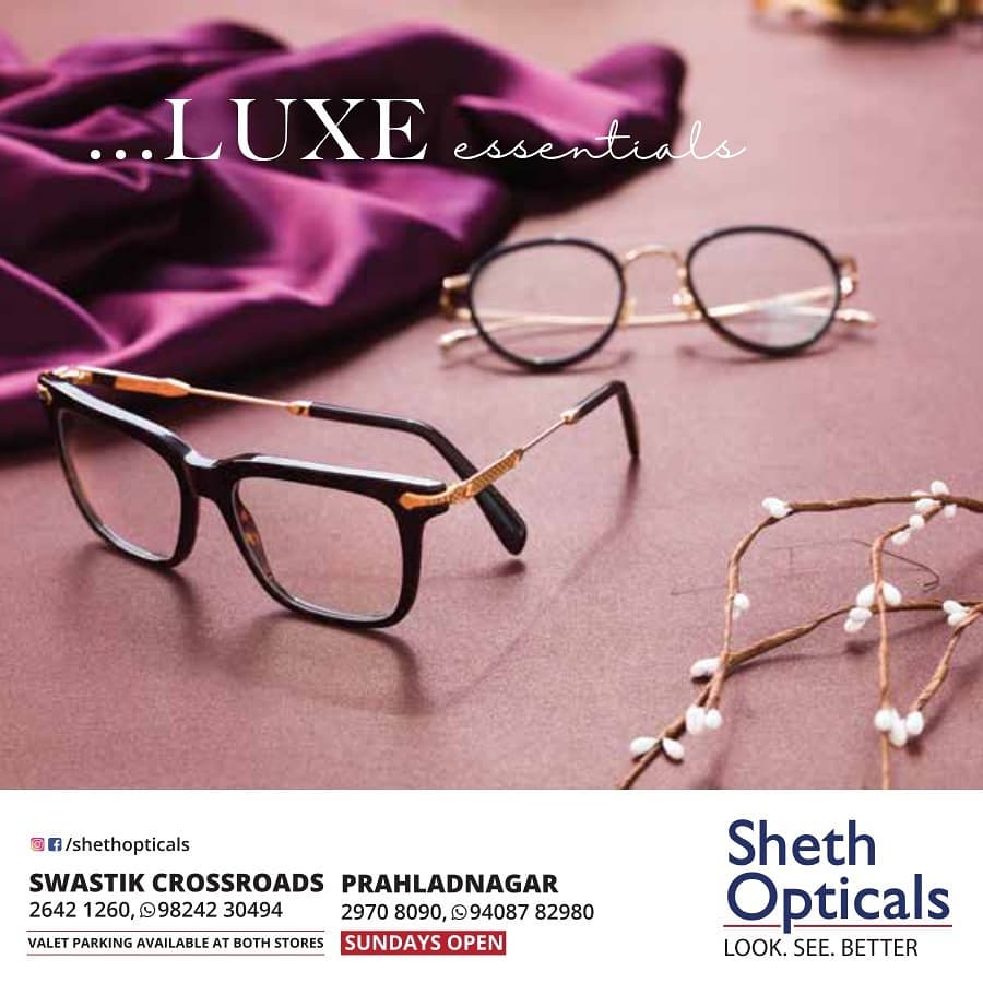Sheth Opticals,  Hublot,, Maybach,, Bentley,, Lindberg,, Tiffany, DITA, Prahladnagar, Swastik_Crossroads, EMIs, Bajaj_Finserv, Frosca