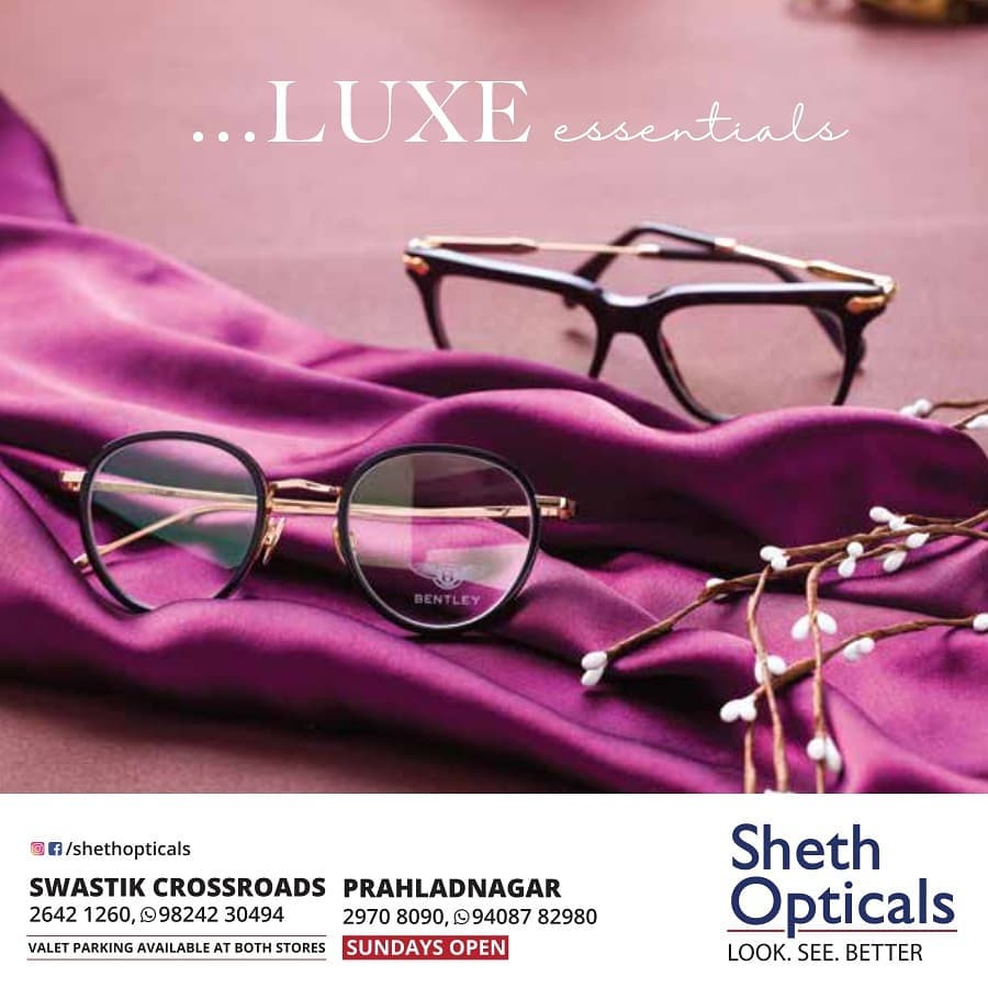 Sheth Opticals,  Hublot,, Maybach,, Bentley,, Lindberg,, Tiffany, DITA, Prahladnagar, Swastik_Crossroads, EMIs, Bajaj_Finserv, Frosca