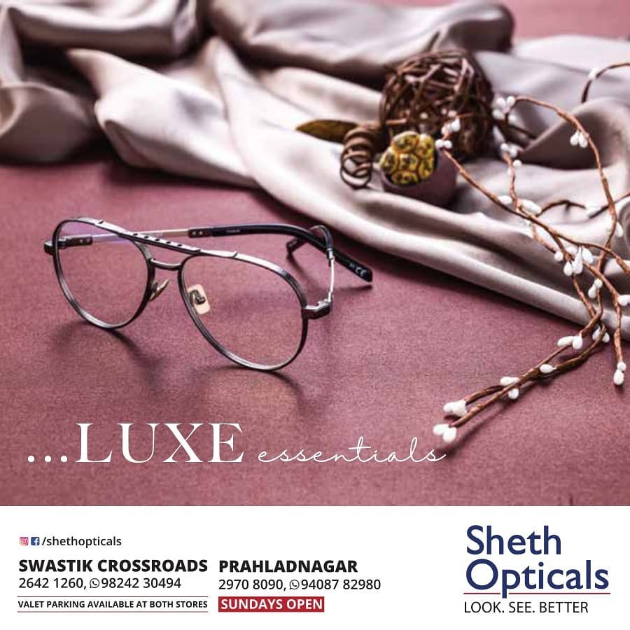 Sheth Opticals,  Hublot,, Maybach,, Bentley,, Lindberg,, Tiffany, DITA, Prahladnagar, Swastik_Crossroads, EMIs, Bajaj_Finserv, Frosca