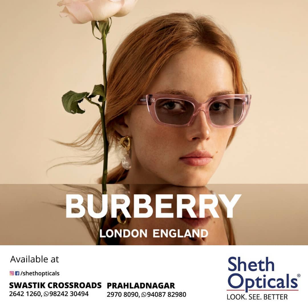 Sheth Opticals,  theLUXURYaffair, ShethOpticals, Ahmedabad., Burberry, Versace, EmporioArmani, Bvlgari, Coach, DolceandGabbana, MichaelKors, Prada, Tiffany, Spectacles, ContactLens, Sunglasses