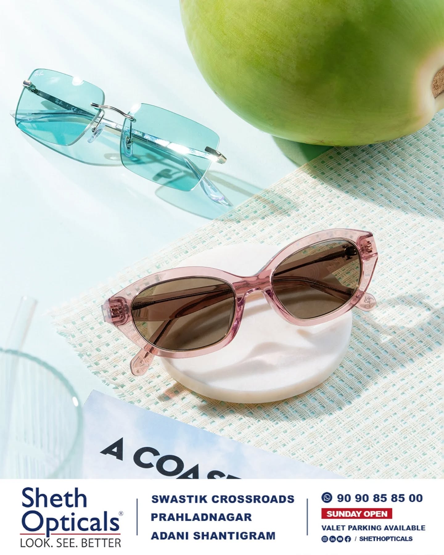 Sheth Opticals, Sheth Opticals, optical store Ahmedabad, eyewear boutique Ahmedabad, luxury eyewear India, designer sunglasses Ahmedabad, branded frames India, prescription glasses Ahmedabad, eye care services Ahmedabad, premium optical shop, sunglasses store Ahmedabad, optical shop near me, branded eyeglasses India
