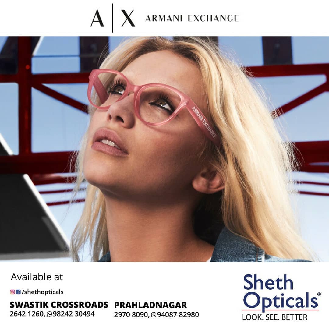 Sheth Opticals,  theLUXURYaffair, ShethOpticals, Ahmedabad., ArmaniExchange, Burberry, Versace, Bvlgari, Coach, DolceandGabbana, MichaelKors, Prada, Tiffany, Spectacles, ContactLens, Sunglasses