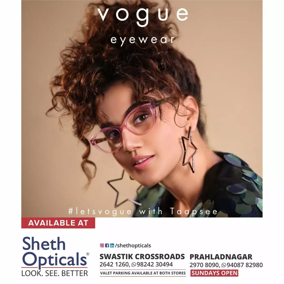 Sheth Opticals,  Vogue, Luxury, Eyewear, Sunglasses, Glasses, Fashion, Style, Optical, Frames, EyewearFashion, EyeGlasses, EyewearStyle, OpticalShop, Ahmedabad, Gujarat, India