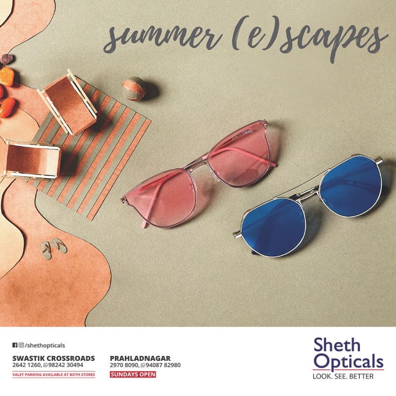 Sheth Opticals,  Sheth_Opticals, Oakley,, Rayban,, Maui, Jim,, Vogue,, Cazal,, Bvlgari,, Versace,, Burberry,, DolceAndGabanna,, MichaelKors,, Prada,, EmporioArmani,, Coach,, Idee,, Image, Prahladnagar, Swastik_Crossroads, EMIs, Bajaj_Finserv