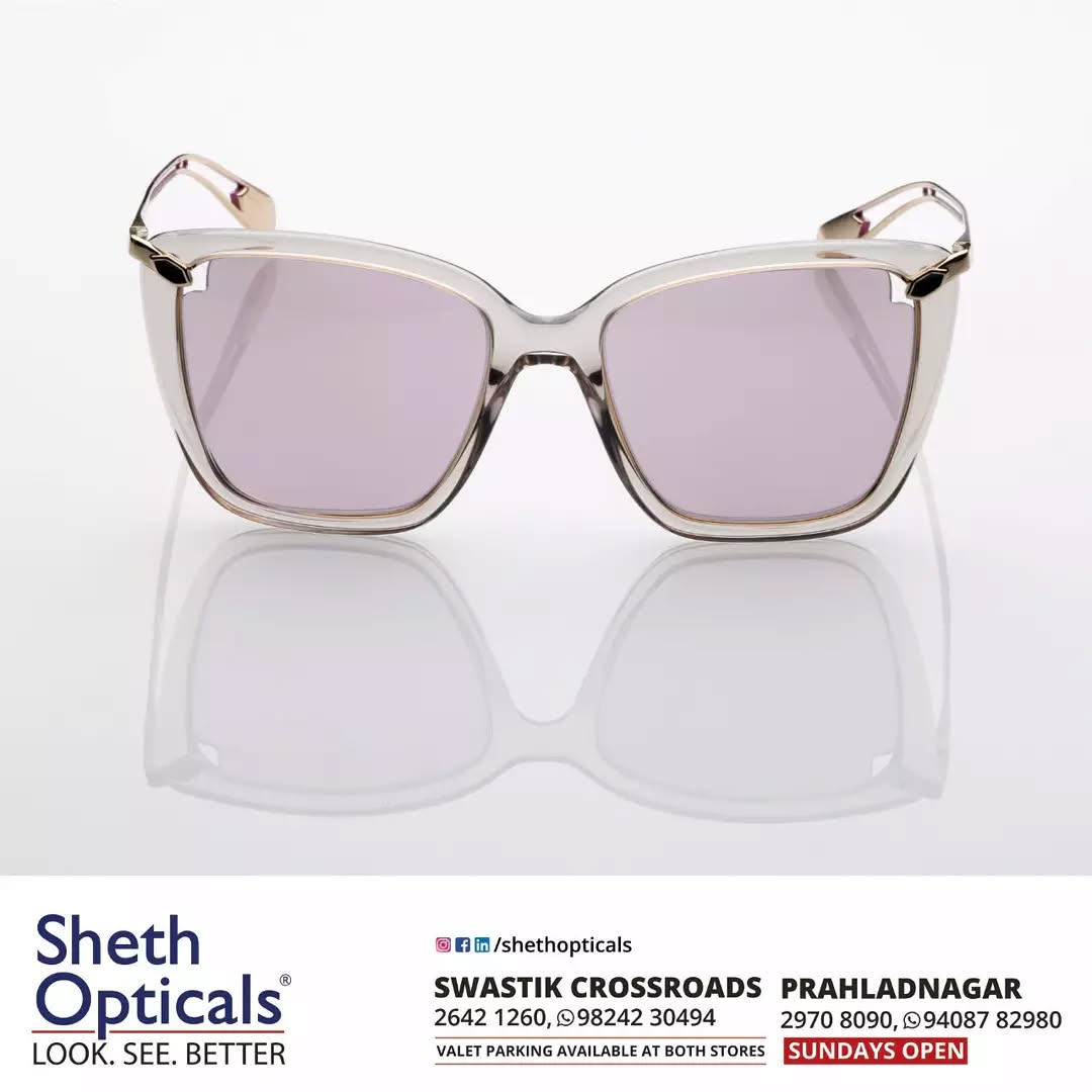 Sheth Opticals,  Sunglasses, Glasses, Fashion, Style, Optical, Frames, EyewearFashion, EyeGlasses, EyewearStyle, OpticalShop, Ahmedabad, Gujarat, India
