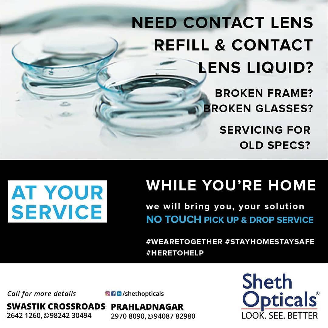 Sheth Opticals,  WeAreTogether, StayHomeStaySafe, HereToHelp, Eyecare, EyeLens, Glasses, Optical, Frames, EyeGlasses