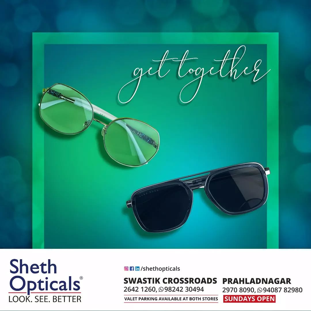 Sheth Opticals,  ChicCelebrations, FabFamilyFad, Sheth, Opticals, Sunglasses, Glasses, Fashion, Style, Optical, Frames, EyewearFashion, EyeGlasses, EyewearStyle, OpticalShop, Ahmedabad, Gujarat, India