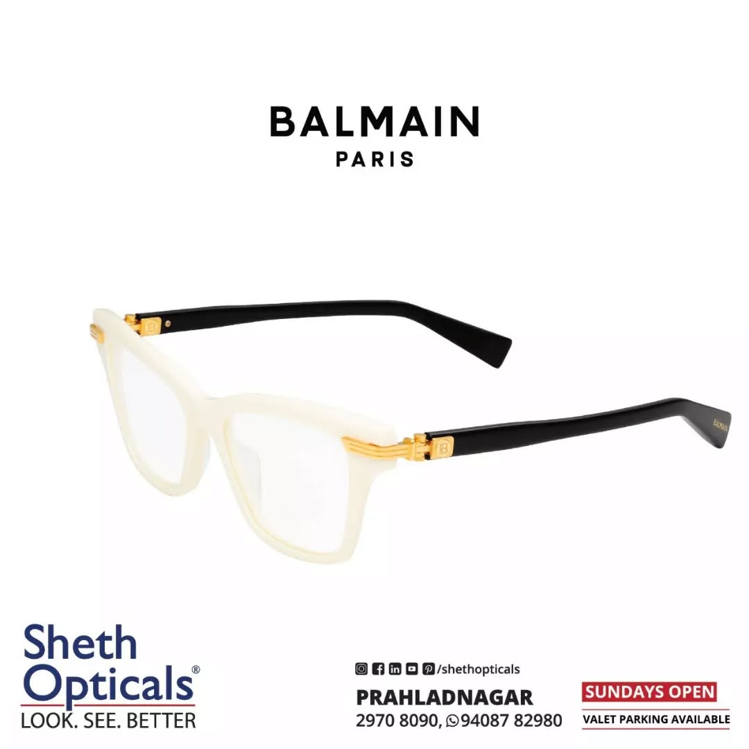 Sheth Opticals,  Balmain,, Fashion, Glasses, Optical, Store, Ahmedabad