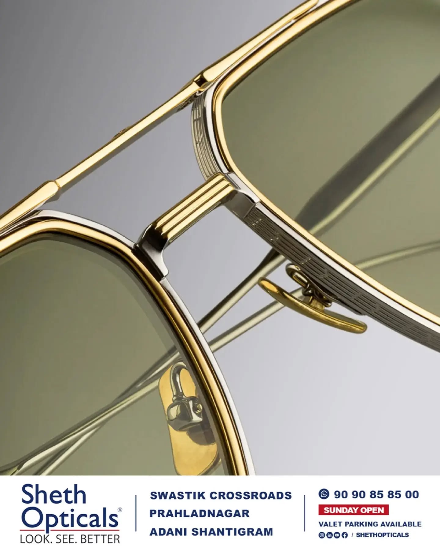 Sheth Opticals, Sheth Opticals, optical store Ahmedabad, eyewear boutique Ahmedabad, luxury eyewear India, designer sunglasses Ahmedabad, branded frames India, prescription glasses Ahmedabad, eye care services Ahmedabad, premium optical shop, sunglasses store Ahmedabad, optical shop near me, branded eyeglasses India