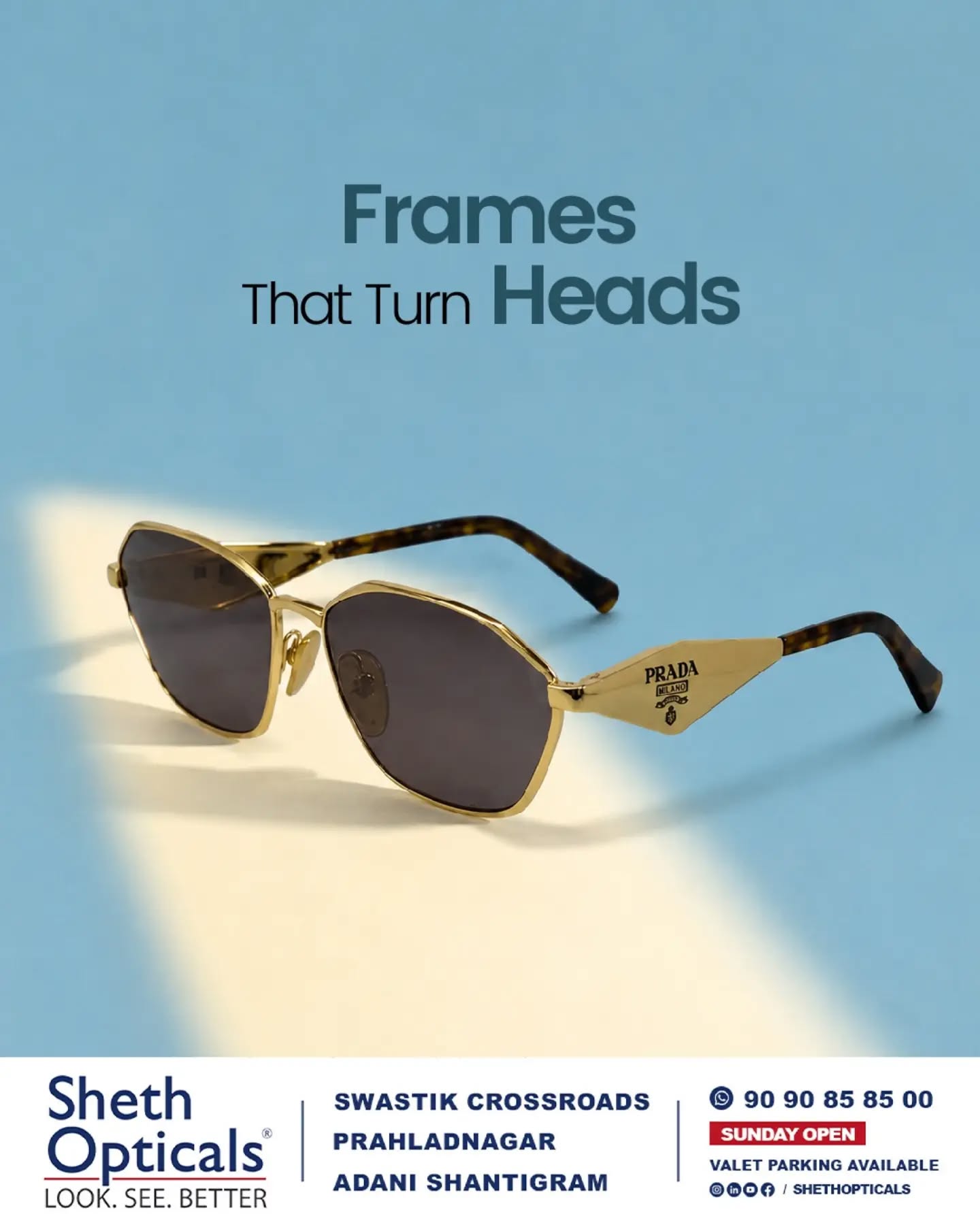 Sheth Opticals, Sheth Opticals, optical store Ahmedabad, eyewear boutique Ahmedabad, luxury eyewear India, designer sunglasses Ahmedabad, branded frames India, prescription glasses Ahmedabad, eye care services Ahmedabad, premium optical shop, sunglasses store Ahmedabad, optical shop near me, branded eyeglasses India