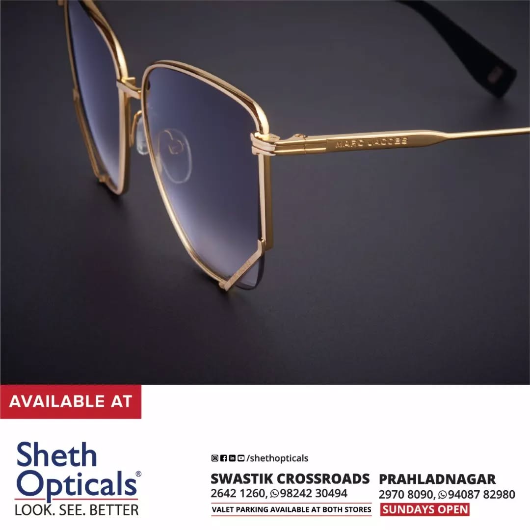 Sheth Opticals,  MarcJacobsEyewear, ShethOpticals., Sunglasses, Glasses, Fashion, Style, Optical, Frames, EyewearFashion, EyeGlasses, EyewearStyle, OpticalShop, Ahmedabad, Gujarat, India