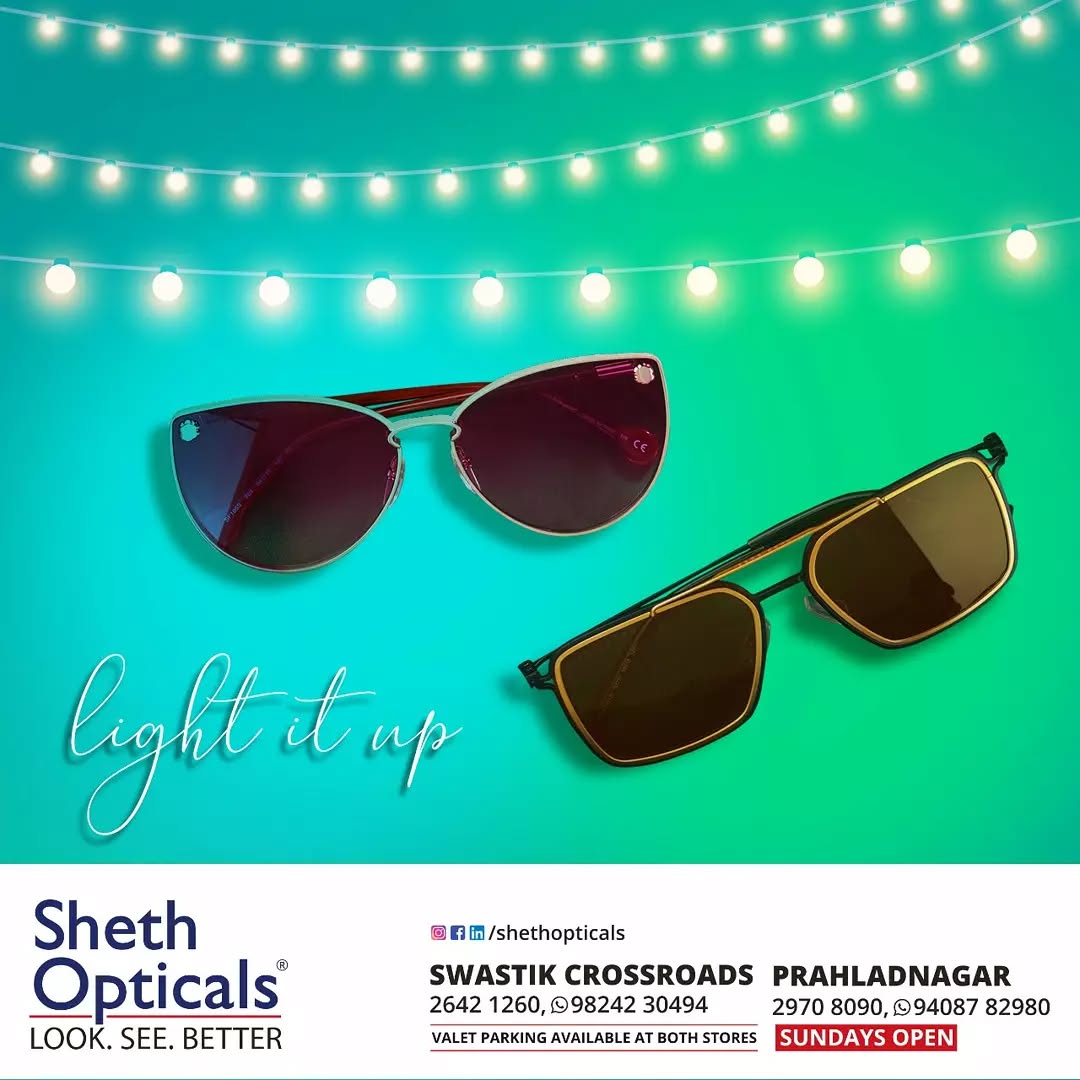 Sheth Opticals,  Diwali2021, FestivePick, Sheth, Opticals, Sunglasses, Glasses, Fashion, Style, Optical, Frames, EyewearFashion, EyeGlasses, EyewearStyle, OpticalShop, Ahmedabad, Gujarat, India
