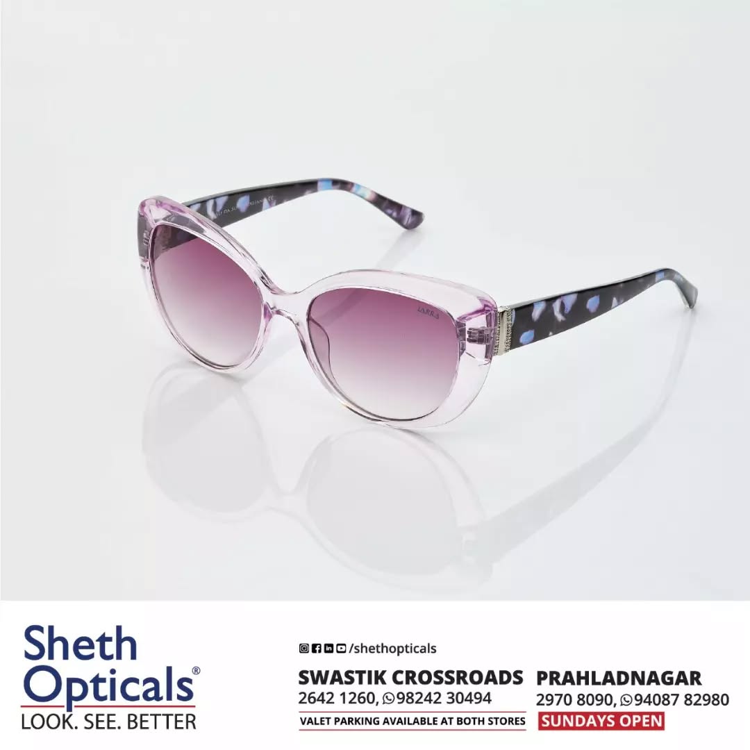 Sheth Opticals,  Sunglasses, Glasses, Fashion, Style, Optical, Frames, EyewearFashion, EyeGlasses, EyewearStyle, OpticalShop, Ahmedabad, Gujarat, India