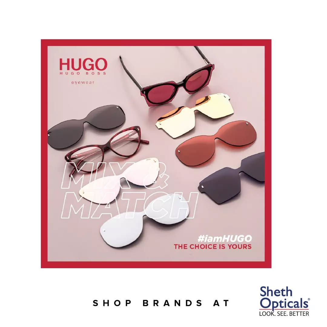 Sheth Opticals,  IamHUGO, Magnetic, Design, MagneticAttitude, Sunglasses, Glasses, Fashion, Style, Optical, Frames, EyewearFashion, EyeGlasses, EyewearStyle, OpticalShop, Ahmedabad, Gujarat, India
