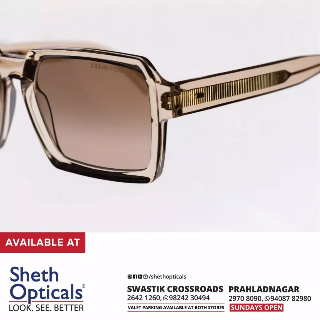 Sheth Opticals,  ShethOpticals, Sunglasses, Glasses, Fashion, Style, Optical, Frames, EyewearFashion, EyeGlasses, EyewearStyle, OpticalShop, Ahmedabad, Gujarat, India