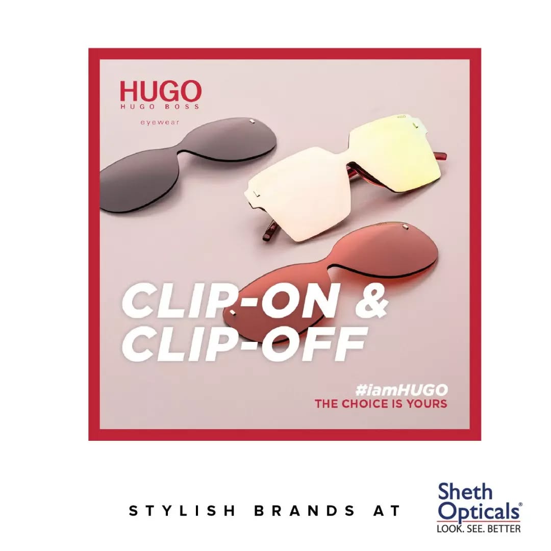 Sheth Opticals,  IamHUGO, Magnetic, Design, MagneticAttitude, Sunglasses, Glasses, Fashion, Style, Optical, Frames, EyewearFashion, EyeGlasses, EyewearStyle, OpticalShop, Ahmedabad, Gujarat, India