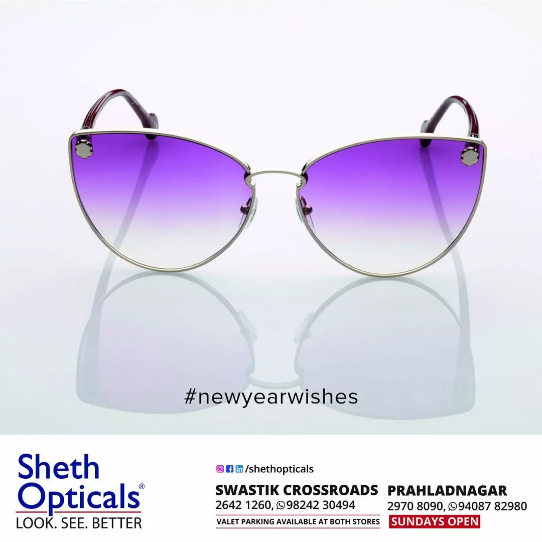 Sheth Opticals,  NewYear, Hope, New, Year, Wishes, NewYearGifts, Sunglasses, Glasses, Fashion, Style, Optical, Frames, EyewearFashion, EyeGlasses, EyewearStyle