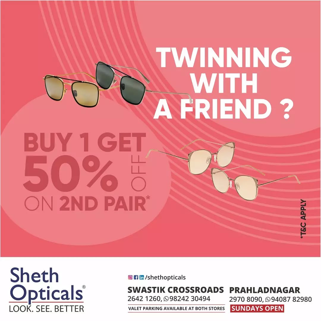 Sheth Opticals,  Sunglasses, Glasses, Fashion, Style, Optical, Frames, EyewearFashion, EyeGlasses, EyewearStyle, Offers, Sale, Deals, Shopping, Discounts, Top, Sales, Promotion, Best, Offer, Shop, Ahmedabad, Gujarat, India