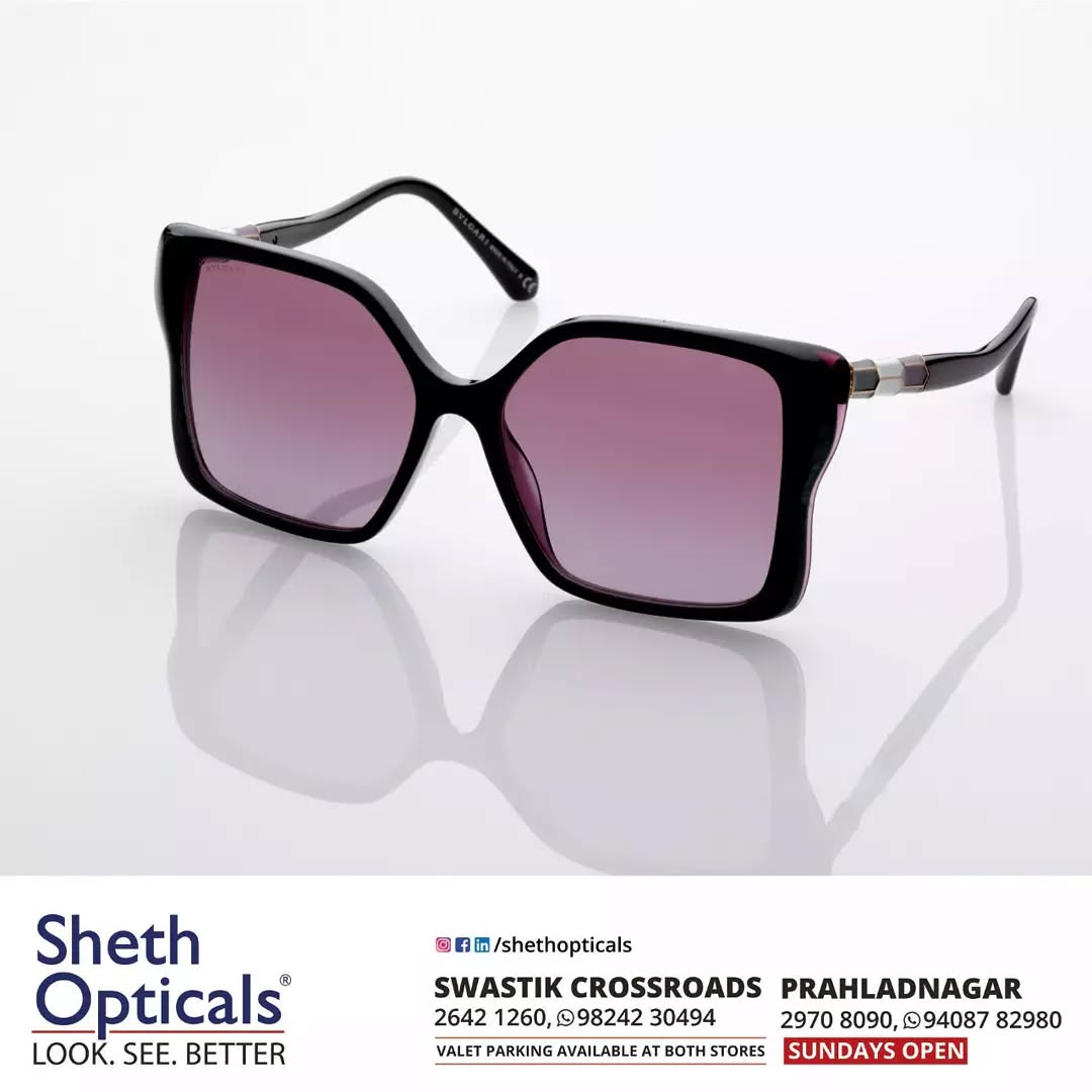 Sheth Opticals,  Sunglasses, Glasses, Fashion, Style, Optical, Frames, EyewearFashion, EyeGlasses, EyewearStyle, OpticalShop, Ahmedabad, Gujarat, India