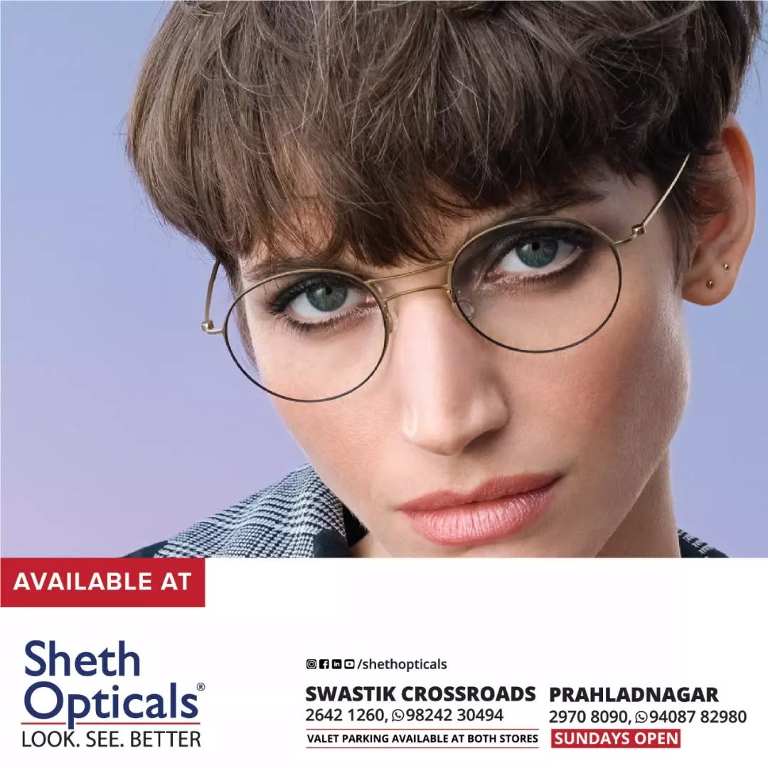 Sheth Opticals,  Classic, Vintage, Chic, Evergreen, eyewear, Lindberg, Sunglasses, Glasses, Fashion, Style, Optical, Frames, EyewearFashion, EyeGlasses, EyewearStyle, OpticalShop, Ahmedabad, Gujarat, India