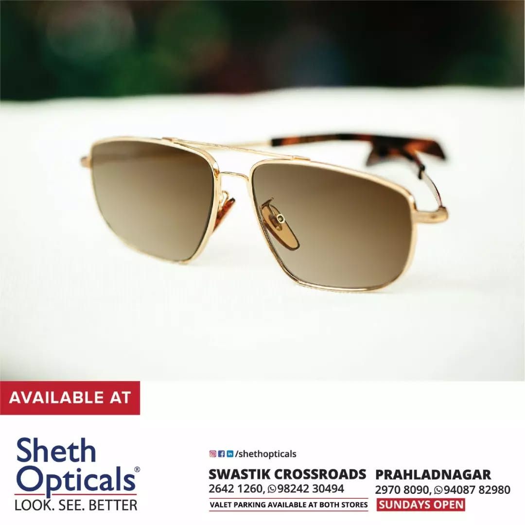 Sheth Opticals,  eyewear, Sunglasses, Glasses, Fashion, Style, Optical, Frames, EyewearFashion, EyeGlasses, EyewearStyle, OpticalShop, Ahmedabad, Gujarat, India
