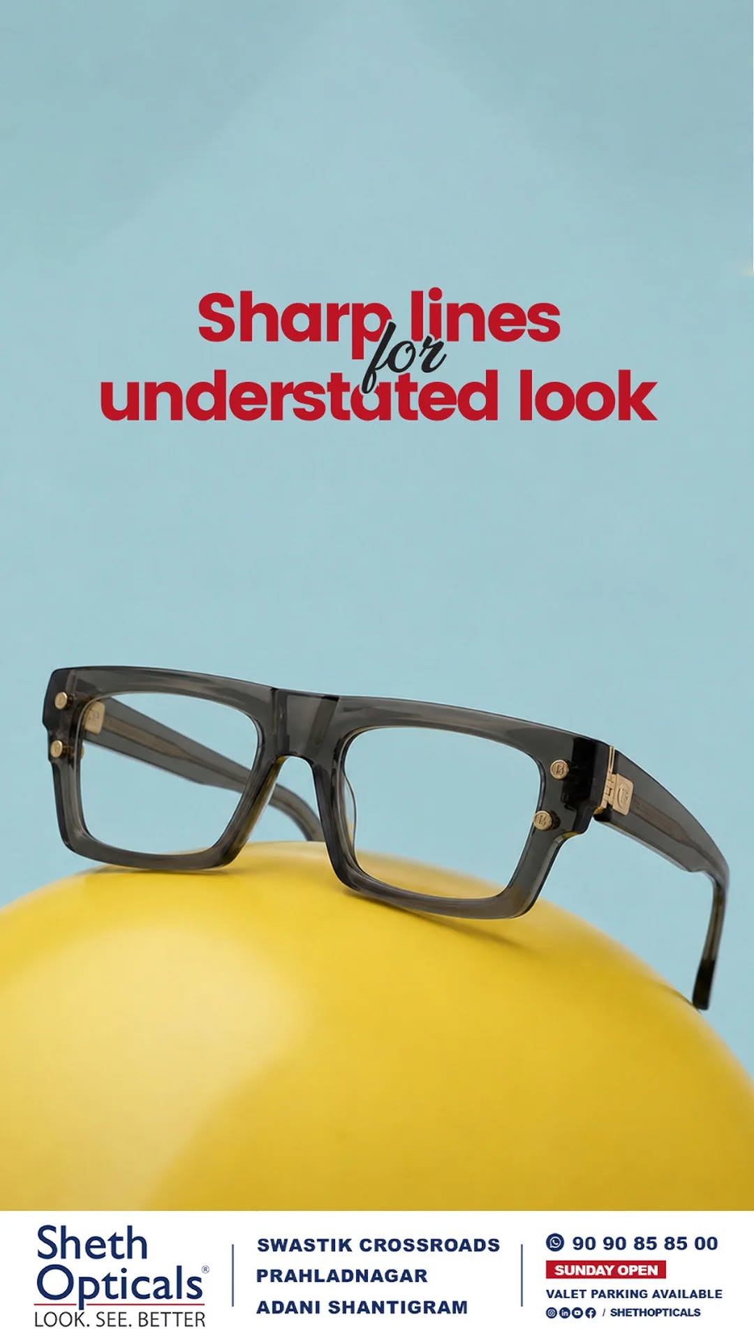 Sheth Opticals, Sheth Opticals, optical store Ahmedabad, eyewear boutique Ahmedabad, luxury eyewear India, designer sunglasses Ahmedabad, branded frames India, prescription glasses Ahmedabad, eye care services Ahmedabad, premium optical shop, sunglasses store Ahmedabad, optical shop near me, branded eyeglasses India