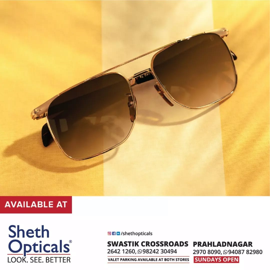 Sheth Opticals,  eyewear, Sunglasses, Glasses, Fashion, Style, Optical, Frames, EyewearFashion, EyeGlasses, EyewearStyle, OpticalShop, Ahmedabad, Gujarat, India