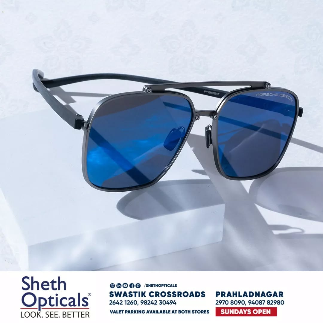 Sheth Opticals,  shethopticals, sunglasses, opticals, opticianahmedabad, eyewearbrands, luxuryeyewear, ahmedabadoptician, eyewearinahmedabad, trendingsunglasses, luxurysunglasses, sunglasstrends, sunglassfashion, festiveeyewear, porschesunglasses, pradasunglasses