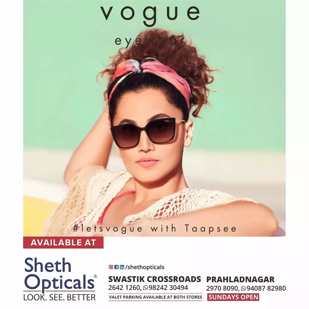 Sheth Opticals,  Vogue, Luxury, Eyewear, Sunglasses, Glasses, Fashion, Style, Optical, Frames, EyewearFashion, EyeGlasses, EyewearStyle, OpticalShop, Ahmedabad, Gujarat, India