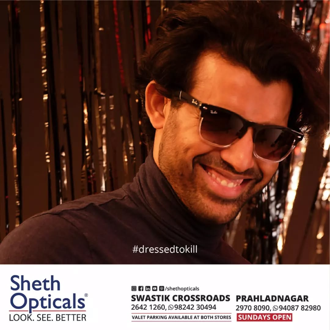 Sheth Opticals,  DressedToKill, PartyVibe, Pose, SpiceItUp, Fashion, Glasses, Optical, Store, Ahmedabad