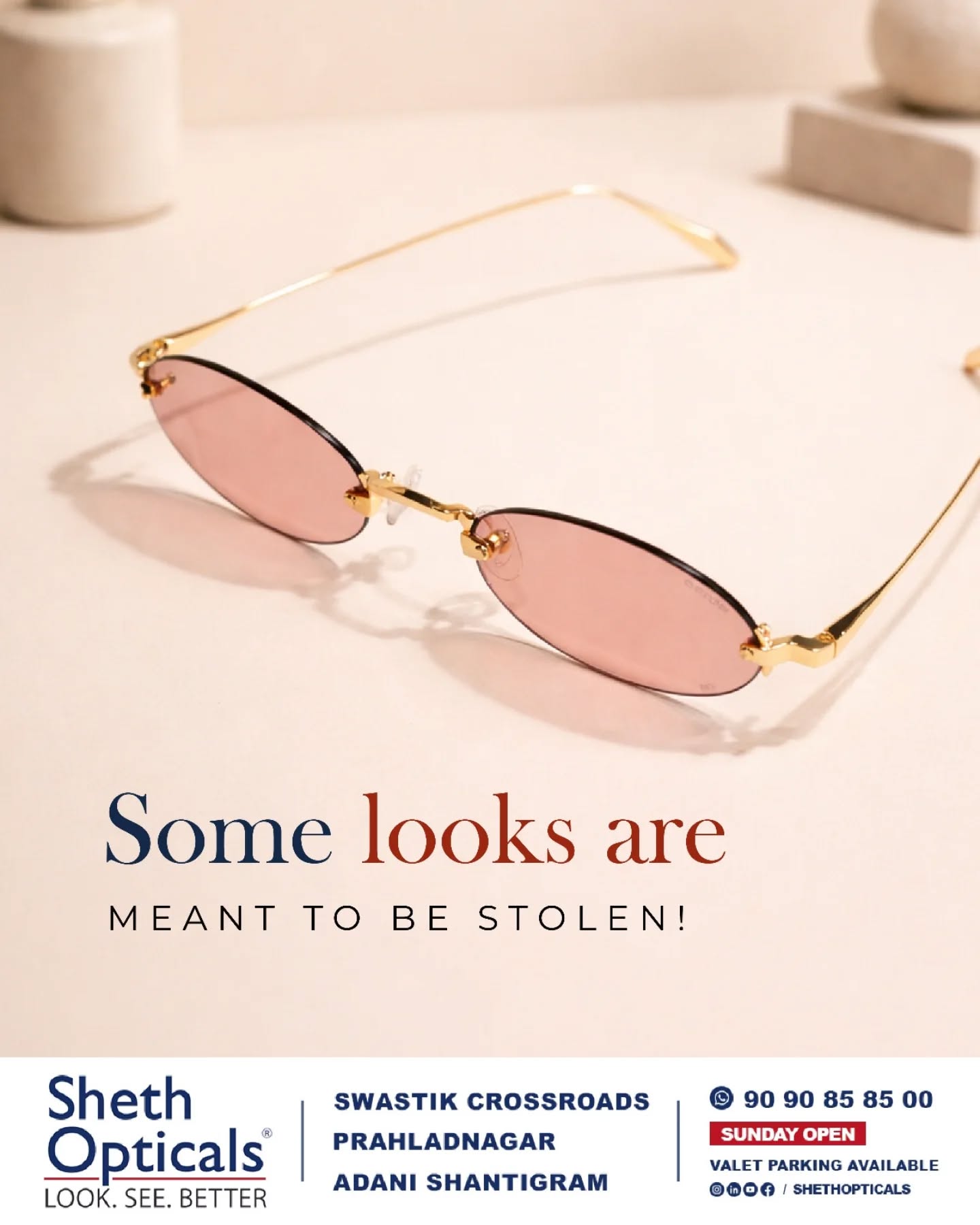 Sheth Opticals, Sheth Opticals, optical store Ahmedabad, eyewear boutique Ahmedabad, luxury eyewear India, designer sunglasses Ahmedabad, branded frames India, prescription glasses Ahmedabad, eye care services Ahmedabad, premium optical shop, sunglasses store Ahmedabad, optical shop near me, branded eyeglasses India