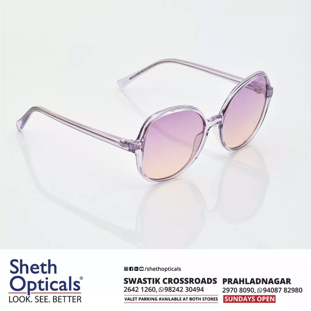 Sheth Opticals,  Sunglasses, Glasses, Fashion, Style, Optical, Frames, EyewearFashion, EyeGlasses, EyewearStyle, OpticalShop, Ahmedabad, Gujarat, India