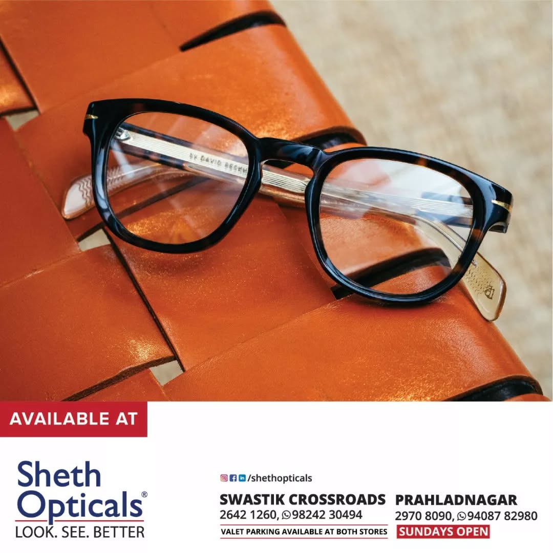 Sheth Opticals,  eyewear, Sunglasses, Glasses, Fashion, Style, Optical, Frames, EyewearFashion, EyeGlasses, EyewearStyle, OpticalShop, Ahmedabad, Gujarat, India