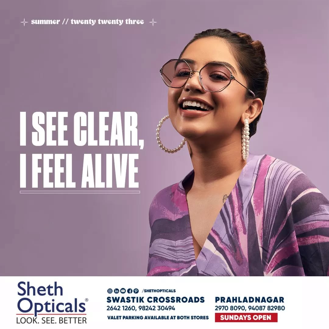 Sheth Opticals,  sunglasses, frames, opticals, opticianahmedabad, eyewear, summervibes, summersinahmedabad, summertrends, sunglasses2023, eyewearbrands