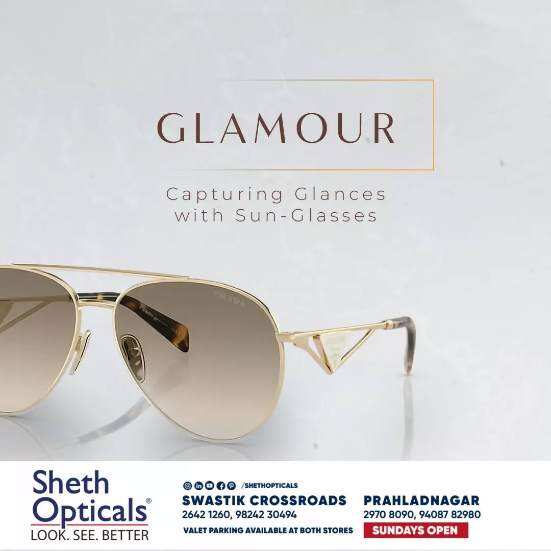 Sheth Opticals,  shethopticals, sunglasses, eyeglasses, eyeframes, printedframes, oversizedframes, opticals, opticianahmedabad, eyeglasses2023, boldeyewear, eyewearbrands, luxuryeyeglass, luxuryeyewear, ahmedabadoptician, eyewearinahmedabad, eyeglass, trendingframes, luxuryframes, sunglasstrends, pradasunglasses, pradaeyewear