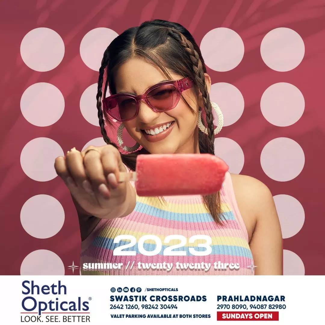 Sheth Opticals,  sunglasses, frames, opticals, opticianahmedabad, eyewear, summervibes, summersinahmedabad, summertrends, sunglasses2023, eyewearbrands