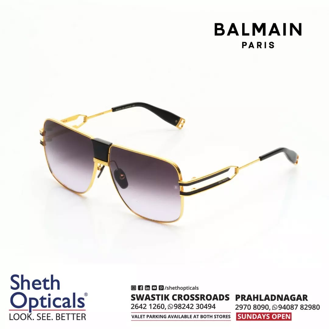 Sheth Opticals,  Balmain,, Fashion, Glasses, Optical, Store, Ahmedabad