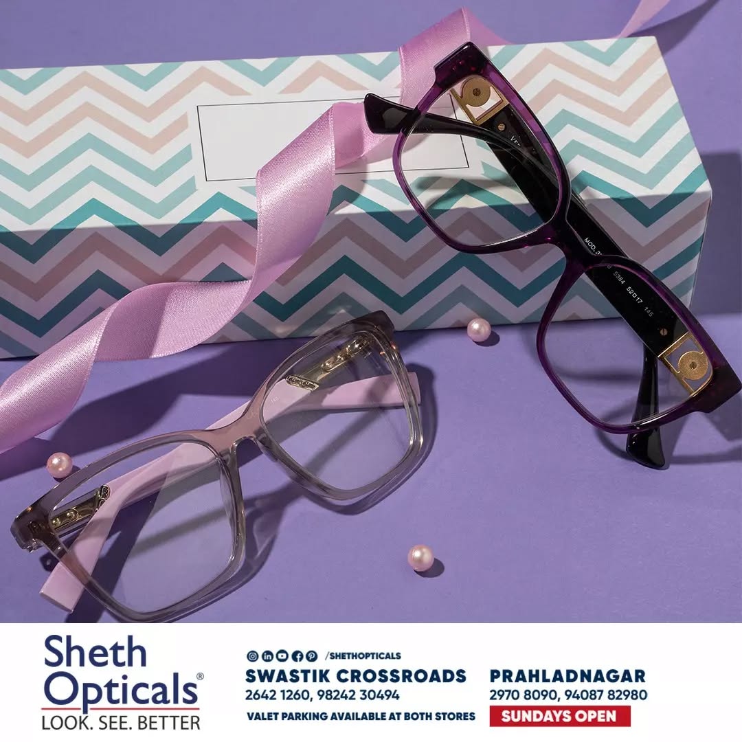 Sheth Opticals,  shethopticals, sunglasses, eyeglasses, eyeframes, opticals, opticianahmedabad, eyewearbrands, luxuryeyewear, ahmedabadoptician, eyewearinahmedabad, trendingframes, luxuryframes, eyeglasstrends, eyeglassfashion, festiveeyewear, clearlens