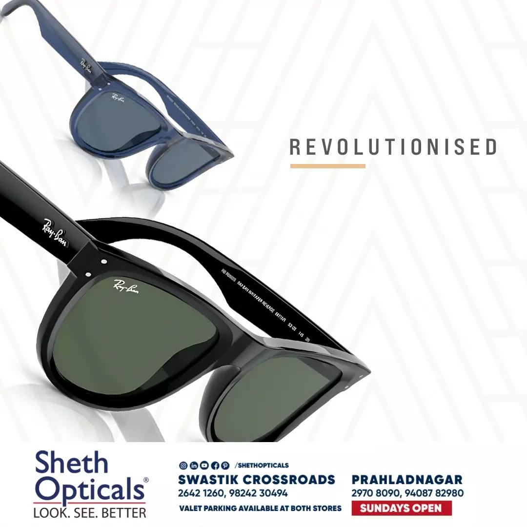 Sheth Opticals,  ShethOpticals., shethopticals, sunglasses, opticals, opticianahmedabad, boldeyewear, eyewearbrands, luxuryeyewear, ahmedabadoptician, eyewearinahmedabad, trendingsunglasses, luxurysunglasses, sunglasstrends, sunglassfashion, festiveeyewear, sunglassesgifting, glamsunglasses, festivestyling, navratrinights, navratrigujarat, festiveseason, trendysunglasses, trendyeyewear, festiveeyewear