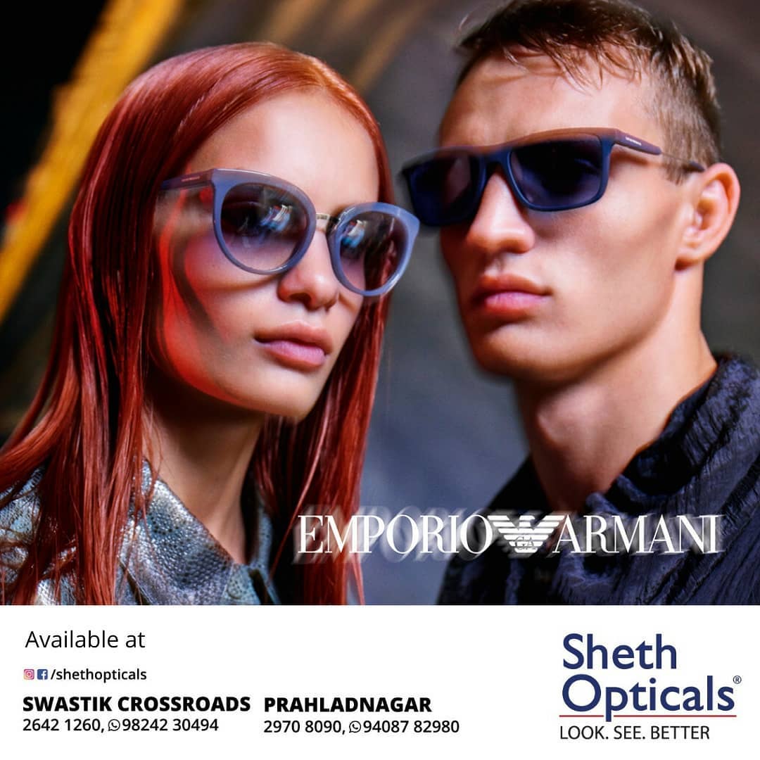 Sheth Opticals,  theLUXURYaffair, ShethOpticals, Ahmedabad., EmporioArmani, Burberry, Versace, Bvlgari, Coach, DolceandGabbana, MichaelKors, Prada, Tiffany, Spectacles, ContactLens, Sunglasses