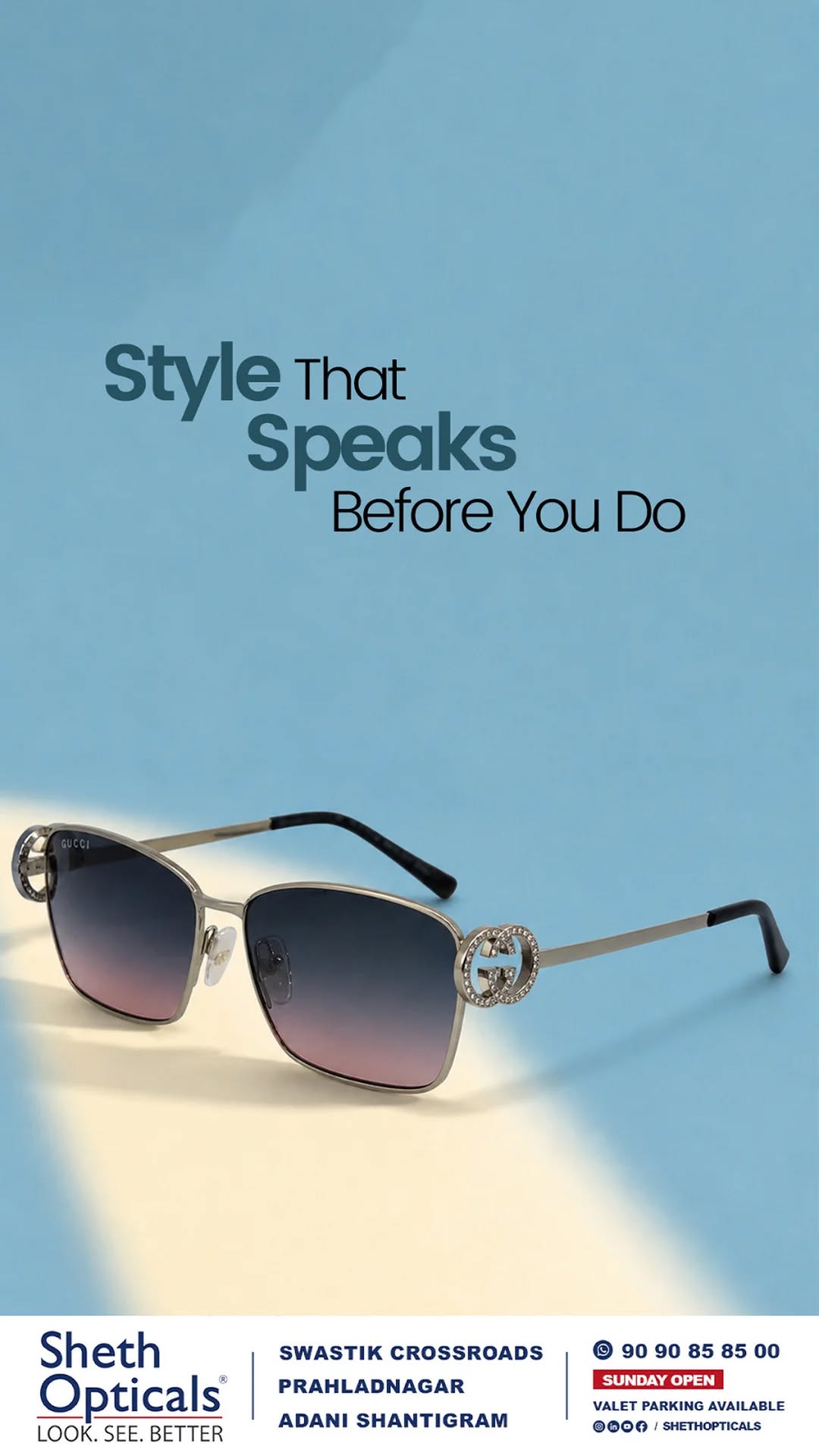 Sheth Opticals, Sheth Opticals, optical store Ahmedabad, eyewear boutique Ahmedabad, luxury eyewear India, designer sunglasses Ahmedabad, branded frames India, prescription glasses Ahmedabad, eye care services Ahmedabad, premium optical shop, sunglasses store Ahmedabad, optical shop near me, branded eyeglasses India