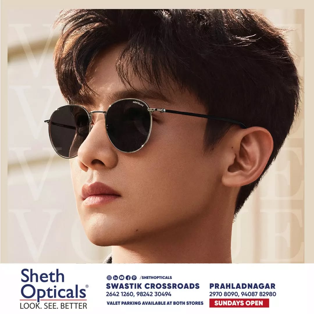Sheth Opticals,  shethopticals, newdaynewage, shethopticalsahmedabad, opticalsahmedabad, opticalsindia, opticiansnearme, opticalsnearme, opticianahmedabad, eyewear, sunglasses, trendingsunglass, explorepage, luxuryeyewear, luxedesigns, eyewear, trendingframes, vogue, eyeweartrends, fashionaccessories, sunglassaccessories