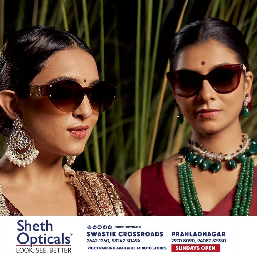 Sheth Opticals,  shethopticals, newdaynewage, shethopticalsahmedabad, opticalsahmedabad, opticalsindia, opticiansnearme, opticalsnearme, opticianahmedabad, eyewear, trends, brands, services, sunglasses, trendingsunglass, eyeweartrends, luxuryeyewear, luxeeyewear, luxedesigns, eyewear, frames, trendingframes, weddingseason, weddingeyewear, weddinggoals, weddingootd, weddingstylist, weddingstyle, oversizedsunnies
