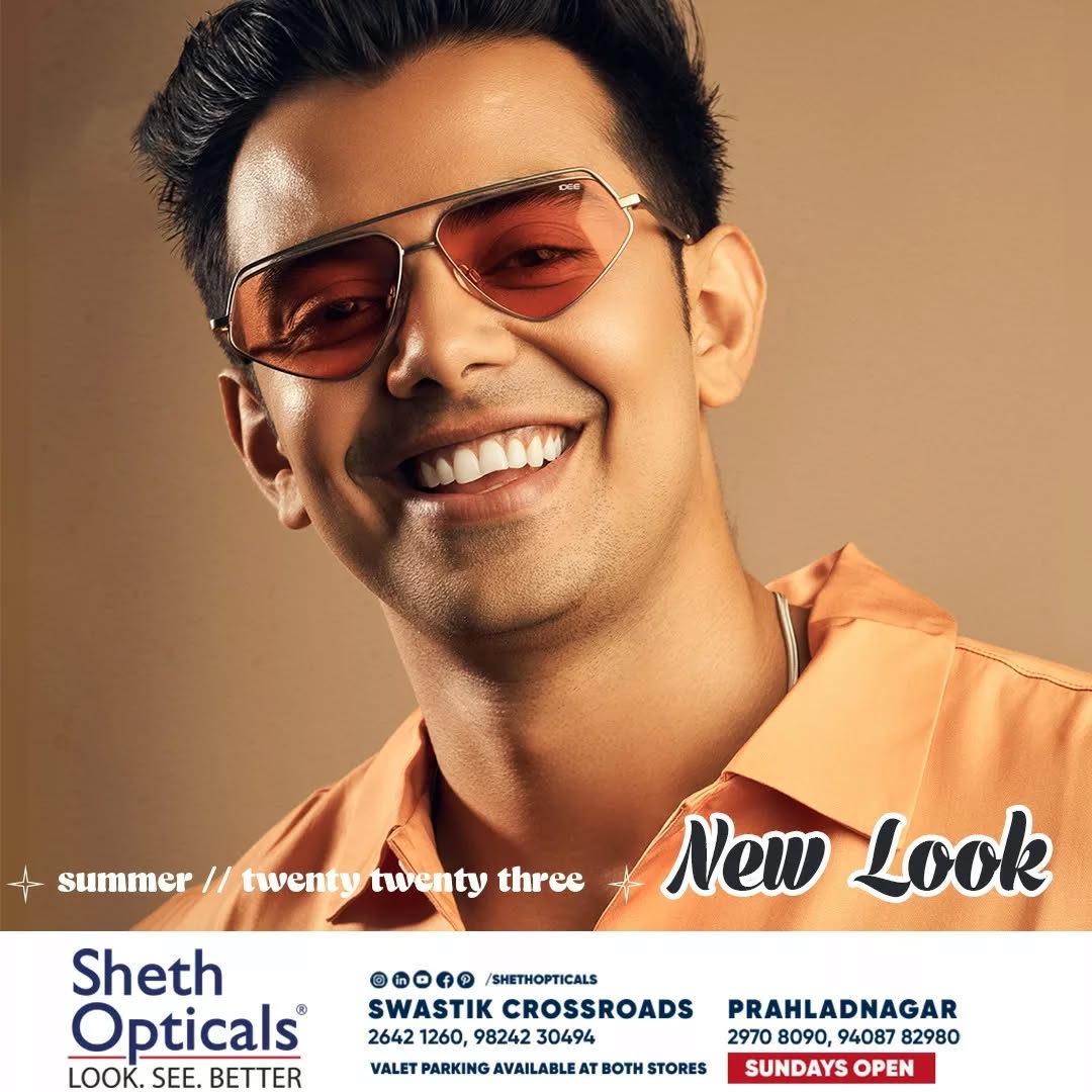 Sheth Opticals,  Summer, sunglasses, frames, opticals, opticianahmedabad, eyewear, summervibes, summersinahmedabad, summertrends, sunglasses2023, eyewearbrands