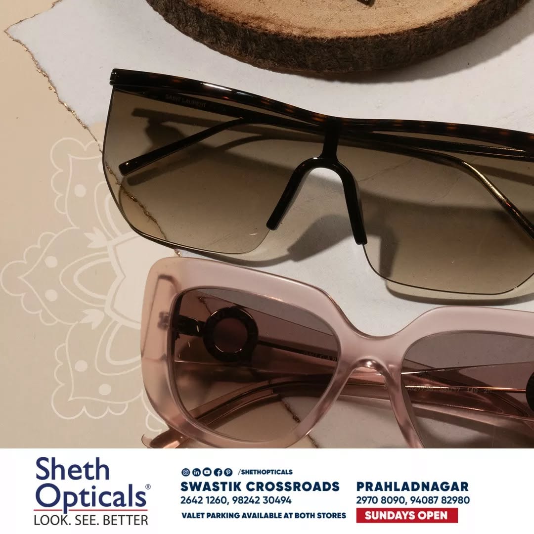 Sheth Opticals,  shethopticals, sunglasses, eyeglasses, eyeframes, printedframes, oversizedframes, opticals, opticianahmedabad, boldeyewear, eyewearbrands, luxuryeyewear, ahmedabadoptician, eyewearinahmedabad, trendingframes, luxuryframes, eyeglasstrends, eyeglassfashion, sunglasstrends, festiveeyewear, festivesunglasses, festivestyle, indianfestivals, janmashtmi, janmashtmifestival