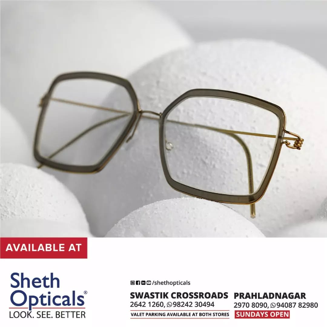Sheth Opticals,  Classic, Vintage, Chic, Evergreen, eyewear, Lindberg, Sunglasses, Glasses, Fashion, Style, Optical, Frames, EyewearFashion, EyeGlasses, EyewearStyle, OpticalShop, Ahmedabad, Gujarat, India