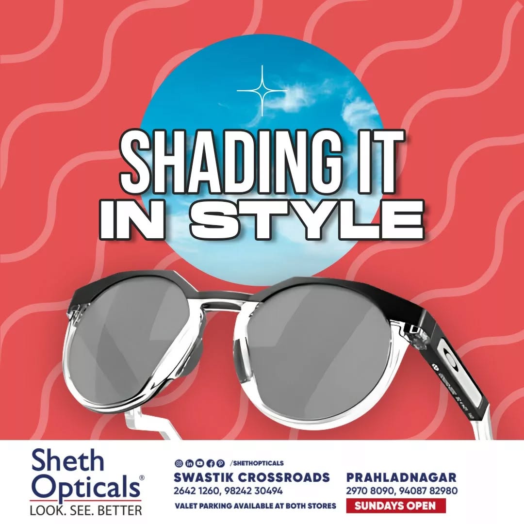 Sheth Opticals,  Ahmedabad., ShethOpticals., shethopticals, sunglasses, opticals, opticianahmedabad, boldeyewear, eyewearbrands, luxuryeyewear, ahmedabadoptician, eyewearinahmedabad, trendingsunglasses, luxurysunglasses, sunglasstrends, sunglassfashion, festiveeyewear, sunglassesgifting, glamsunglasses, festivestyling, festiveseason, trendysunglasses, trendyeyewear