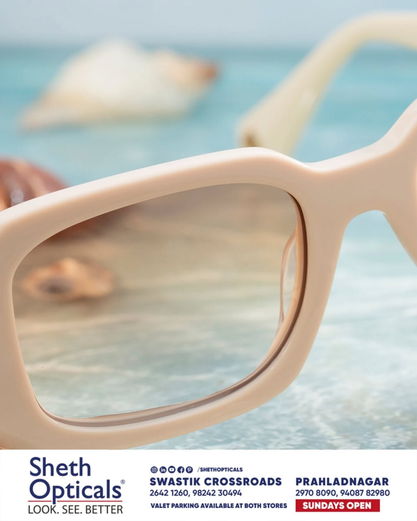 Sheth Opticals, Sheth Opticals, optical store Ahmedabad, eyewear boutique Ahmedabad, luxury eyewear India, designer sunglasses Ahmedabad, branded frames India, prescription glasses Ahmedabad, eye care services Ahmedabad, premium optical shop, sunglasses store Ahmedabad, optical shop near me, branded eyeglasses India