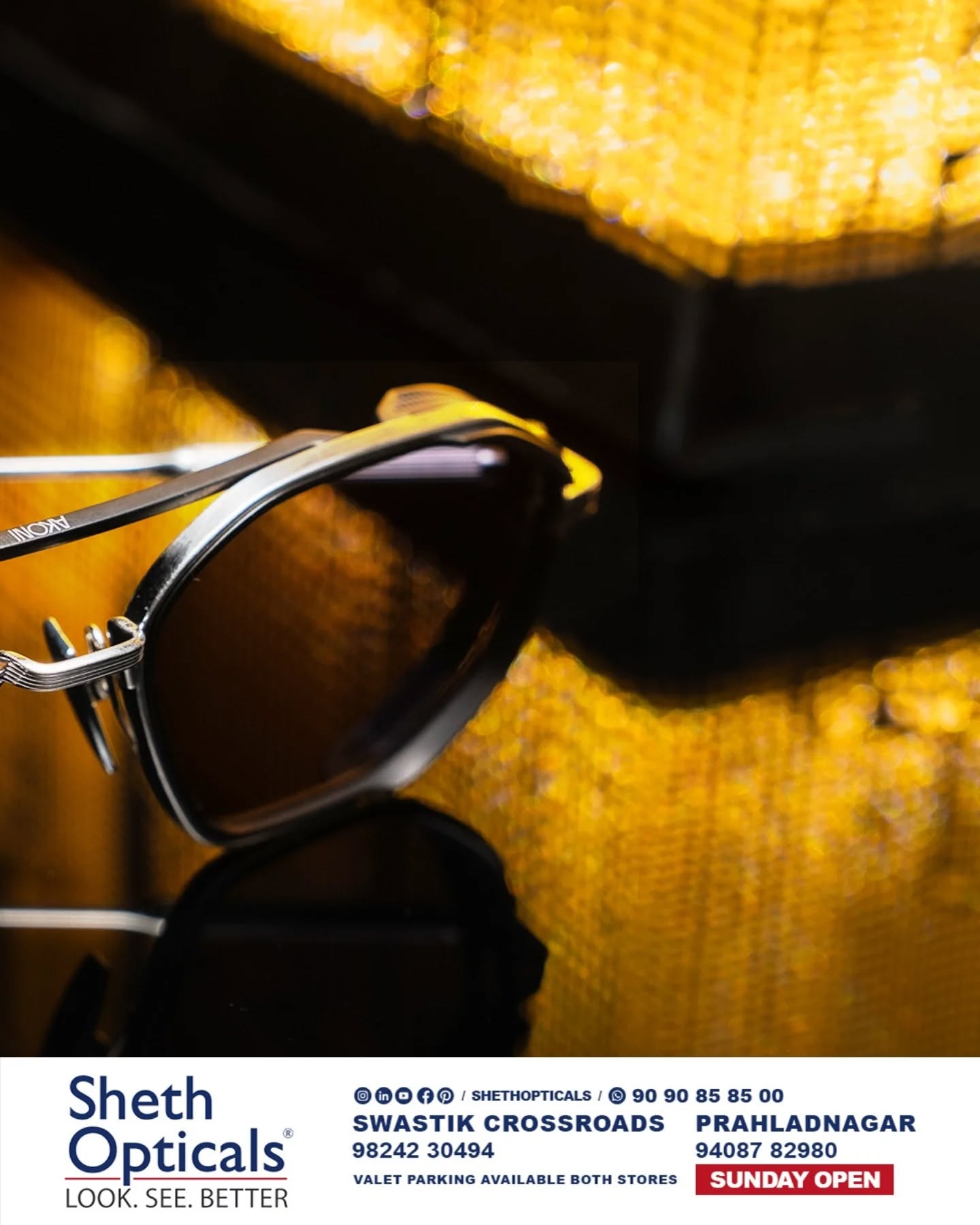 Sheth Opticals,  ShethOpticals, EyewearTrends, FashionEyewear, NewLooks, AhmedabadStyle